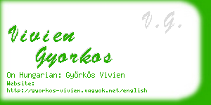 vivien gyorkos business card